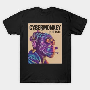 CYBERMONKEY in 8 bits T-Shirt